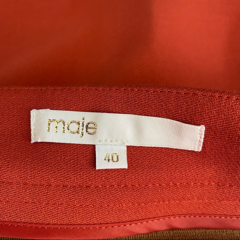 Maje orange skirt - Picture 7 of 11